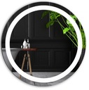 LUSTRO OKRĄGŁE PODŚWIETLANE LED fi 70cm ŁAZIENKOWE
