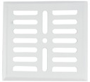 ВЕНТИЛЯЦИОННАЯ РЕШЕТКА 14 Х 14 РАМКА ОКРАШЕННАЯ В БЕЛЫЙ цвет