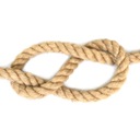 Джутовая веревка Джутовая декоративная парусная джутовая веревка 50мм 10м
