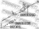 FEBEST КРЫШКА РУЛЕВОЙ ТЯГИ SBRKB-G12R