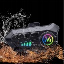 ШЛЕМ МОТОЦИКЛЕТНЫЙ DOMOFON, BLUETOOTH KASK, SLUCHAWKI MOTOCYKLOWE, ЧЕРНЫЙ  фото 9
