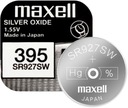Bateria Srebrowa Maxell 395 SR927SW SR57 1szt. Technologia wykonania srebrowa