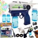 PISTOLET NA BAŃKI MASZYNA SAMOLOT DO BANIEK + PŁYN