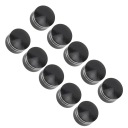 10 SZT. ГОЛОВКА МОТОЦИКЛА ЗАХИСТ БОЛТИ CNC АЛЮМІНІЙ ЧОРНА КРУГЛА PF  фото 5
