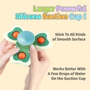 Набор из 3-х присосок Top Spinner Flower Toy