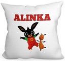 KRÓLIK BING PODUSZKA 40x40 DZIECKO PREZENT+IMIĘ