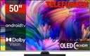 Смарт-телевизор 50 дюймов QLED Telefunken D50Q701X2CW DVBT2 4K Android 11