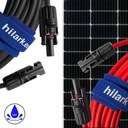 SADA FOTOVOLTAICKÝCH SOLÁRNÍCH PRODLUŽOVACÍCH KABELŮ MC4 PRO PANELY 2x45 m Barva černá