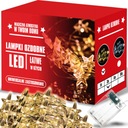 ЕЛОЧНЫЕ ГАРНИРЫ СВЕТОДИОДНЫЕ НА АККУМУЛЯТОРАХ ПРОВОД ТЁПЛЫЙ БЕЛЫЙ 3М