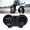 DC 12V MOTORCYCLE METER 7 COLORS LIGHTING UNIVERSAL LCD DIGITAL AT  photo 8