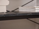 ПРАКТИЧЕСКАЯ КОНСОЛЬ С 3 ПОЛКАМИ НИЗКИЙ КНИЖНЫЙ ШКАФ INGRID DARK MARBLE GLAMOUR