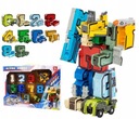 Hračka 2W1 Robot Transformers Čísla Číslice č. 10ks Vek dieťaťa 3 roky +