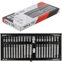 НАБОР НАКОНЕЧНИКОВ ПО БЕЗОПАСНОСТИ YATO RIBE TORX, 42 шт. БИТЫ