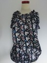RIVER ISLAND 40 SATYNOWA BLUZKA KOLORIWA BOMBKA