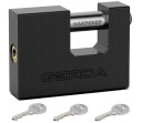 ЗАМОК ЧУГУННЫЙ БЛОЧНЫЙ GERDA KZZT T90 90мм