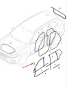 VOLVO XC40 I РЕСТАЙЛ УПЛОТНИТЕЛЬ НАПРАВЛЯЮЩАЯ СТЕКЛА ДВЕРИ ПЕРЕД ПРАВЫЙ 32378498  фото 8