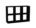 ОТКРЫТАЯ ПОЛКА 2x3 КАЛАКС КУБ IKEA ЧЕРНЫЙ
