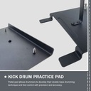 Kick Drum Trainer Bass Pad Podwójne podkładki wyciszające Kod producenta 5229501070975885813