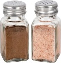 НАБОР СОЛЕНКИ ДЛЯ ПЕРЦА СТЕКЛЯННАЯ КОНТЕЙНЕРА 2 шт.
