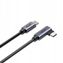 Kabel USB-C - USB-C Kątowy PD 3.0 100W 5A 20V QC Chip E-Mark 3m Unitek