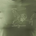 Tričko s dronom DJI drone quadrocopter ako darček Veľkosť L