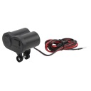 ЗАРЯДНИЙ ПРИСТРІЙ DO ТЕЛЕФОНУ NA КЕРМА DO МОТОЦИКЛА Z PORTEM USB I NIEBIESKIM РОЗЕТКОЮ LED (СВІТЛОДІОД)  фото 7