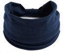 ШИРОКАЯ ЖЕНСКАЯ ПОВЯЗКА НА ГОЛОВУ, ТЕМНО-СИНЯЯ