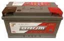 Grom EFB 80Ah 800A P+ Старт/Стоп аккумулятор