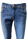 Pánske šortky svetlá džínsovina, rovná nohavica 42 Dĺžka nohavíc dlhá