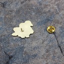 Odznak Metal Black Gold Moth Hmyz Pin Kolekcia 147828