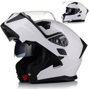 Мотоцикл челюстная шлем белый глянец переверните турист 22.06 + blenda