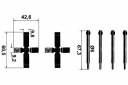 ATE 13.0460-0088.2 KIT ACCESSOIRES PLAQUETTES FREINphoto 8
