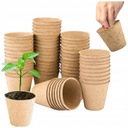 ТОРФЕВЫЕ ГОРШКИ БИОРАЗЛАГАЕМАЯ РАССАДА 6 см 60 шт.