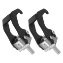 2 PIECES VERSATILE MOTORCYCLE FRONT PAZUR GAC STOP ALUMINUM TRWALY BLACK  photo 8