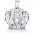 СТЕКЛЯННАЯ САХАРНИЦА ДЛЯ САХАРА И СВЕЧЕЙ С КРЫШКОЙ