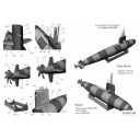 Modelik 8 12 Подводная лодка USS SKIPJACK 1 200