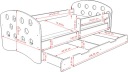 ЛІЖКО 140/70 HAPPY ДИЗАЙН - КОЛІЩАТКА