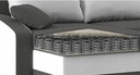 Rozkładana sofa 2 osobowa, 150x90x75 cm bordowa sofa kanapa rozkładana wers Powierzchnia spania - długość (cm) do 150 cm