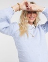 PIECES MATERNITY SWETER NIEBIESKI CIĄŻOWY XL VAA