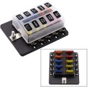 PANEL FUSES DO TRAILER KEMPINGOWYCH Z DIODE LED DO PROTECTION OBWODOW ELECTRIC CAR  photo 10
