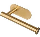 ДЕРЖАТЕЛЬ СТАЛЬНОЙ САМОКЛЕЯЩИЙСЯ ДЛЯ ТУАЛЕТНОЙ БУМАГИ GOLD LOFT WC AG869B