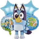 Фольгированный шар собачка BLUEY+BINGO на день рождения 2 шт.
