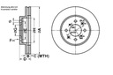 DISCO HAM. HONDA P. CIVIC- JAZZ 1.4- 1.7- 2.0 TD 89- 