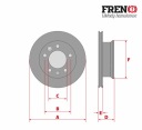DISQUES FREINS FRENO ARRIÈRE 259M VERS MINI R50 R56 R55 R58 R52 R57 R59 2001-2015photo 6