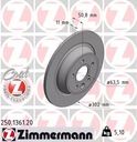 ZIMMERMANN TARCZE+KLOCKI P+T FORD MONDEO MK4 IV