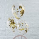 Воздушные шары с конфетти для девичника goldrose XL