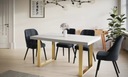 Stôl LOFT METAL so striebornými nohami Farba stolovej dosky iná farba