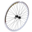 ПРОЧНОЕ ВЕЛОСИПЕДНОЕ КОЛЕСО 26 ПЕРЕДНЯЯ АЛЮМИНИЯ, БЕЛЫЙ КОНУС