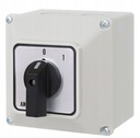 КУЛАЧКОВЫЙ ПЕРЕКЛЮЧАТЕЛЬ 32A 0-1 3F В КОРПУСЕ IP65