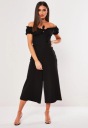 Черный комбинезон черный 36 S MISSGUIDED